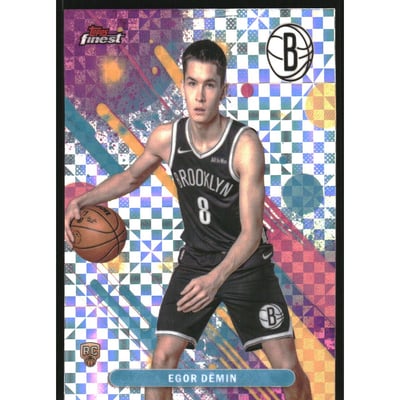 2025-26 Finest X-Fractors #8 Egor Demin C