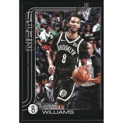 2025-26 Topps Black #9 Ziaire Williams