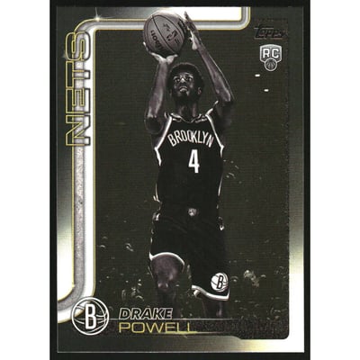 2025-26 Topps Blackout #222 Drake Powell