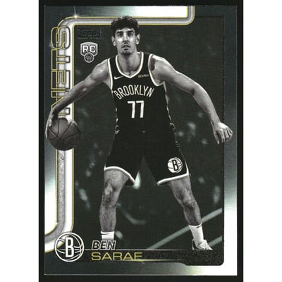 2025-26 Topps Blackout #226 Ben Saraf