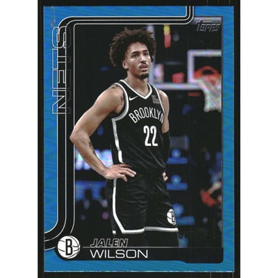 2025-26 Topps Blue Rainbow #12 Jalen Wilson