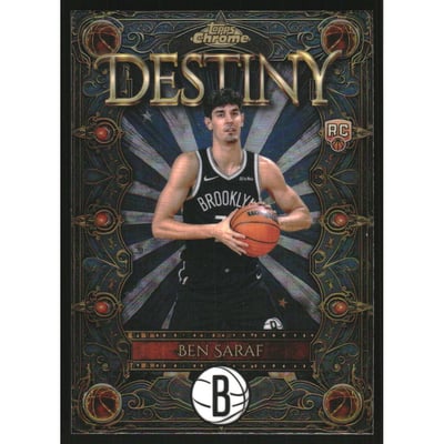 2025-26 Topps Chrome Destiny Refractors #D24 Ben Saraf