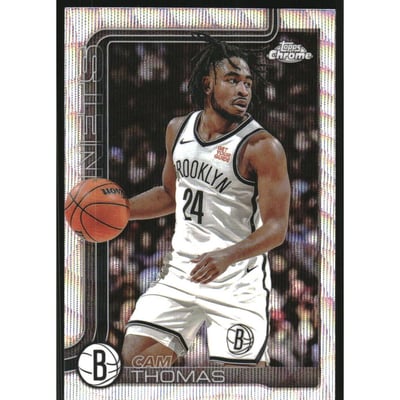 2025-26 Topps Chrome Wave Refractors #85 Cam Thomas