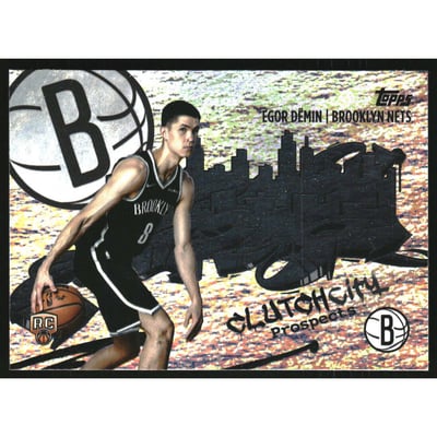 2025-26 Topps Clutch City Prospects Holo Foil #CC8 Egor Demin