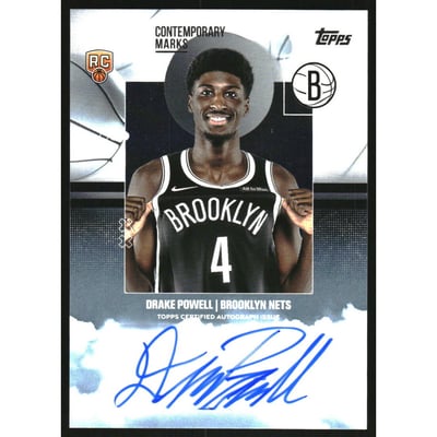 2025-26 Topps Contemporary Marks #CMDP Drake Powell