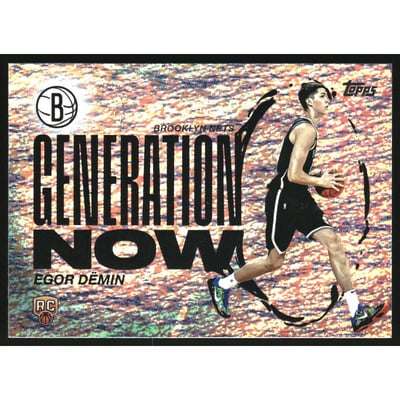 2025-26 Topps Generation Now Holo Foil #GN8 Egor Demin