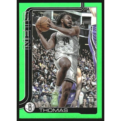 2025-26 Topps Green Rainbow #11 Cam Thomas