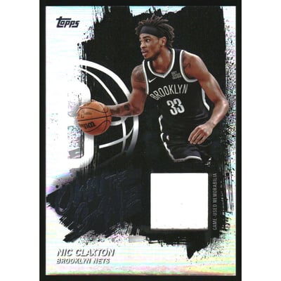 2025-26 Topps Own the Game Rainbow Foilboard #OTGANC Nic Claxton