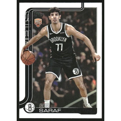 2025-26 Topps Rainbow Foilboard #226 Ben Saraf