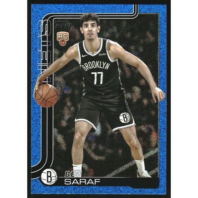2025-26 Topps Sandglitter Blue #226 Ben Saraf