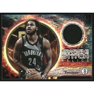 2025-26 Topps Swish and Stitch Relics Holo Foil #SSTCT Cam Thomas