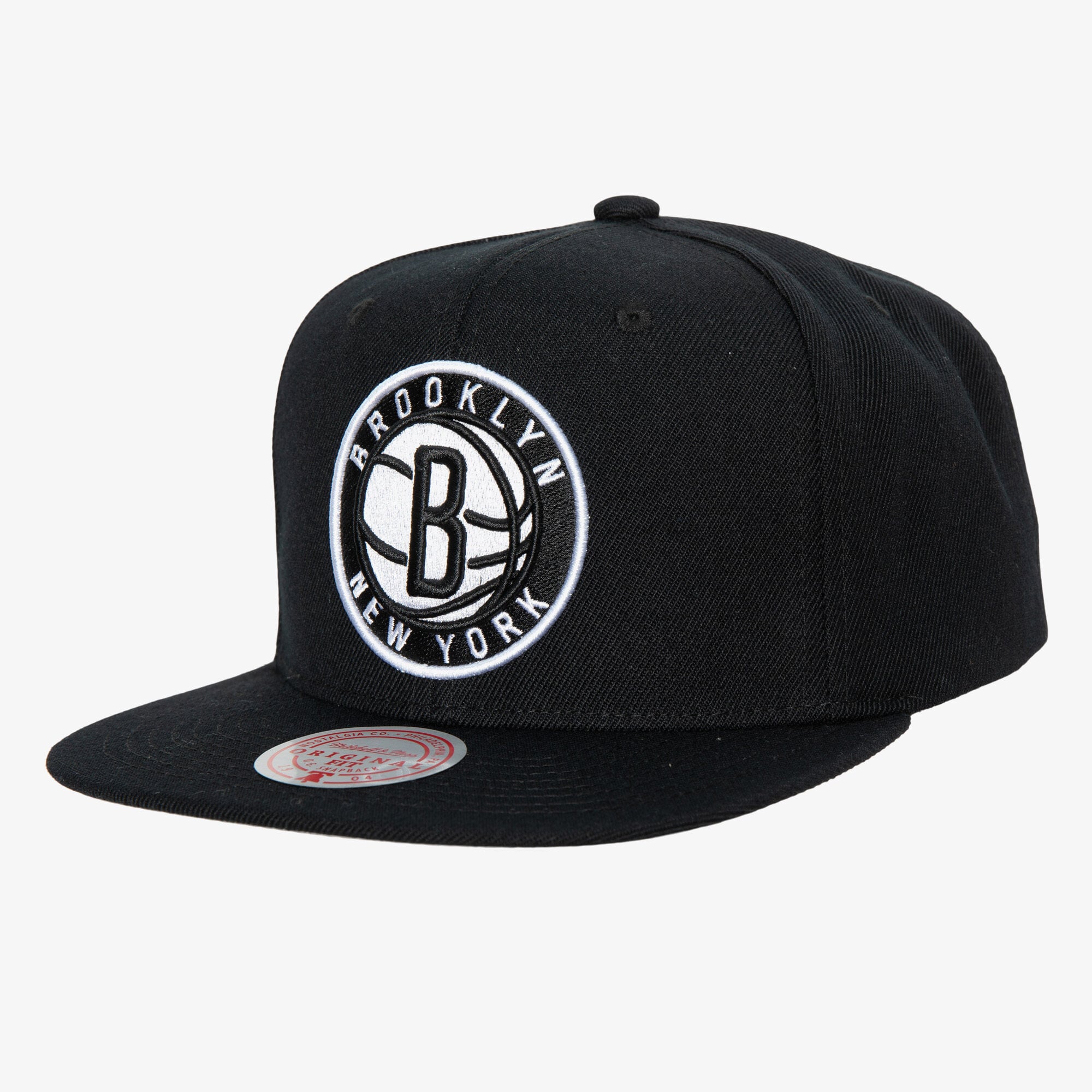 Brooklyn Nets Black Team Ground 2.0 Snapback Hat