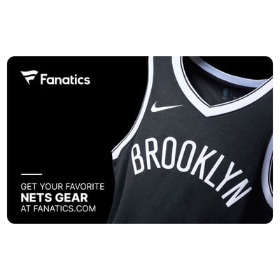 Brooklyn Nets Fanatics eGift Card ($10 - $500)