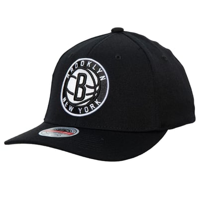 Brooklyn Nets Mitchell & Ness Team Ground 2.0 Stretch Snapback - Black