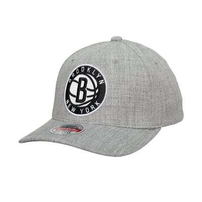 Brooklyn Nets NBA Team Heather Stretch Snapback Cap