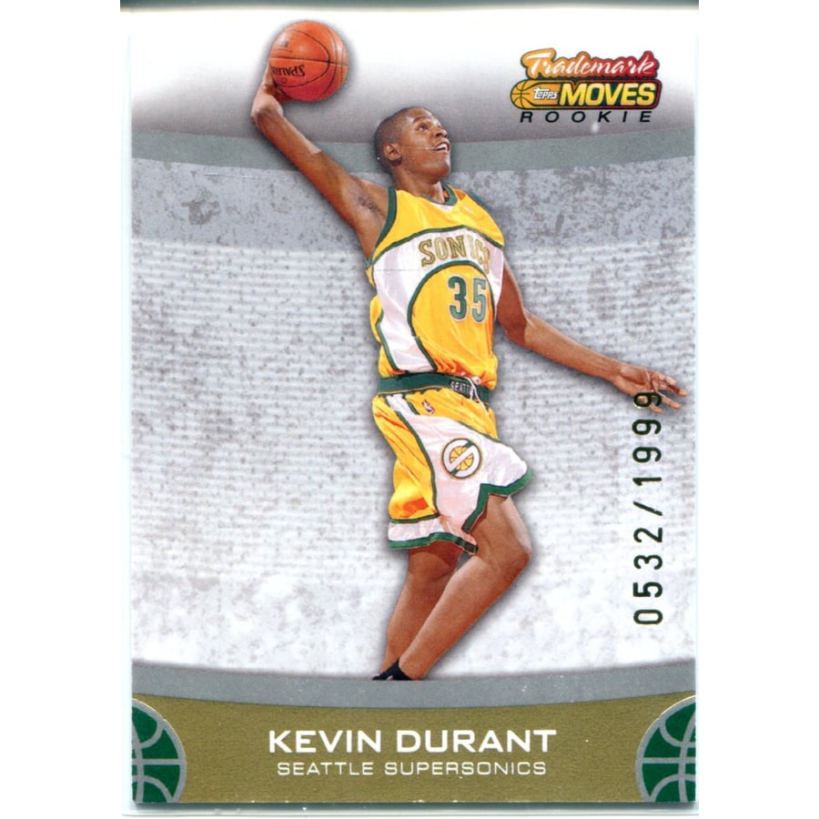 Kd Rookie Card Kevin Durant Rookie Karte Kevin Durant 2007 07 Topps 50th Anniversary