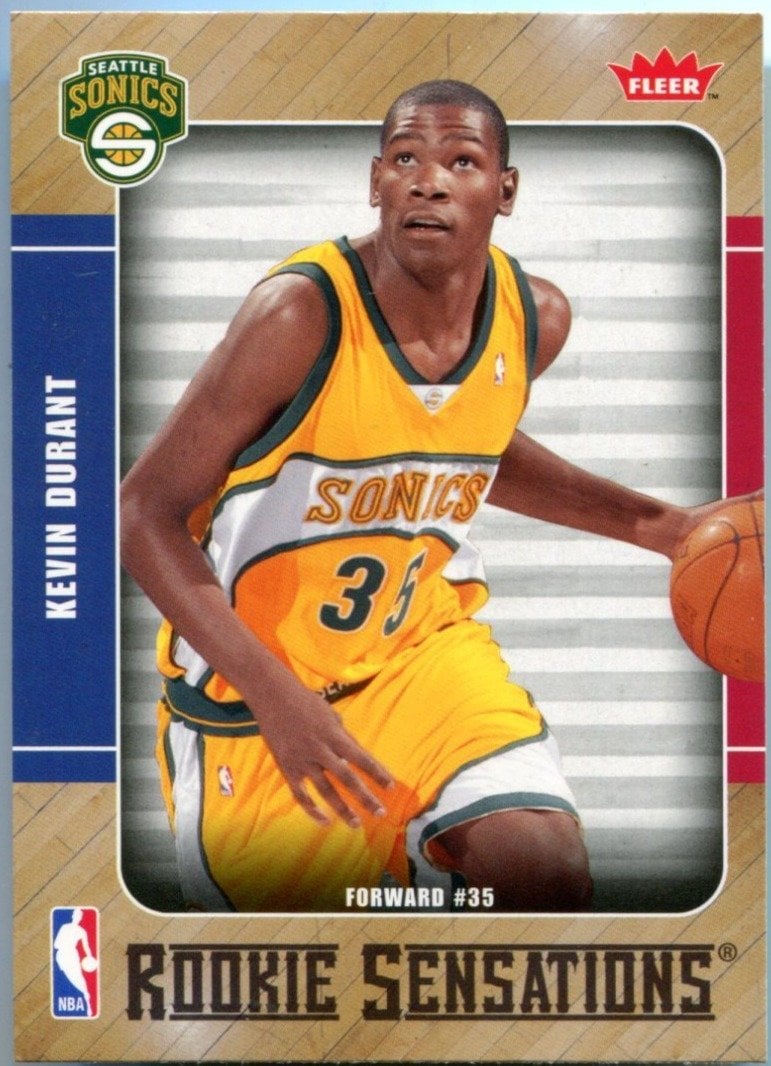 Kd Rookie Card Kevin Durant Rookie Card
