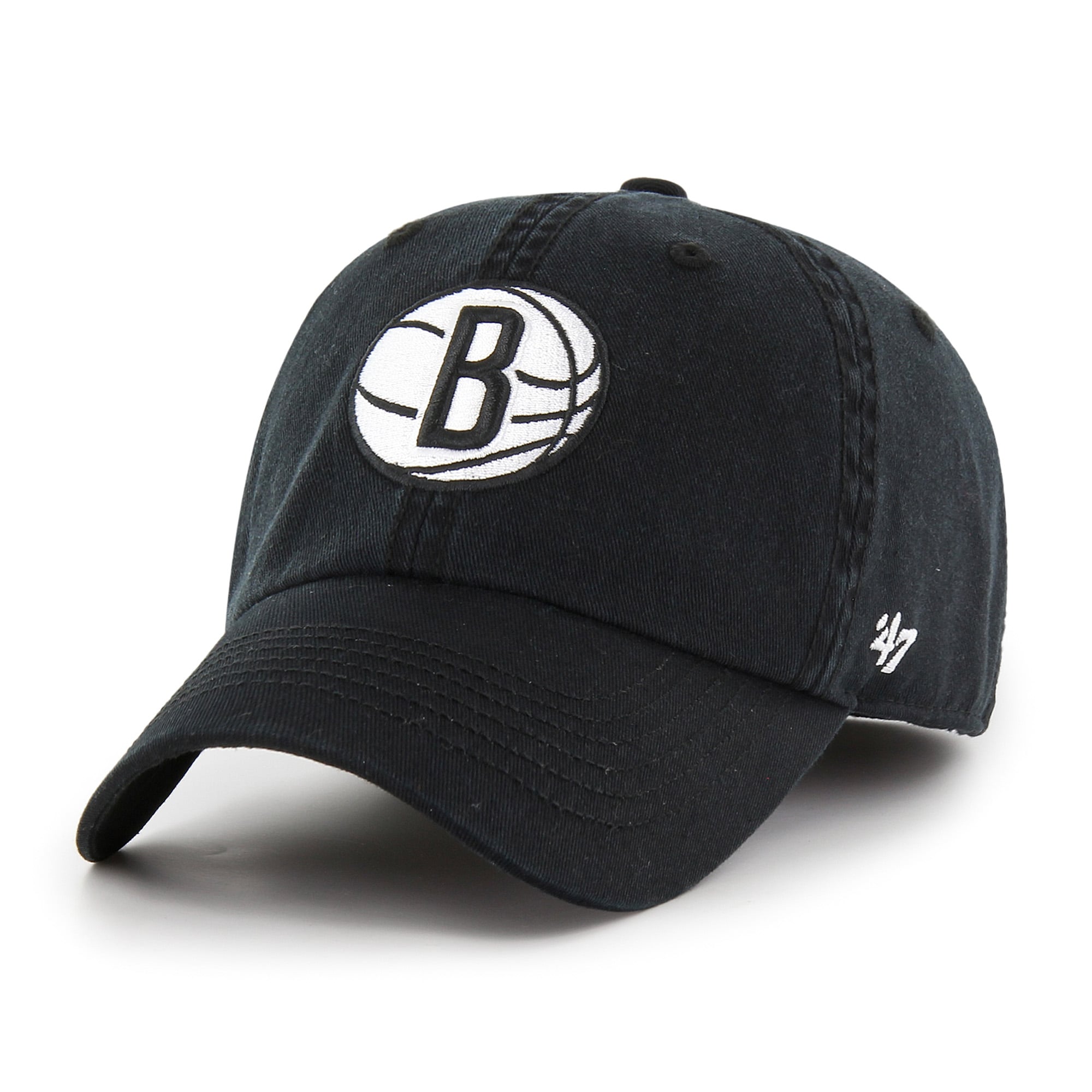 Men's Brooklyn Nets '47 Black Classic Franchise Fitted Hat