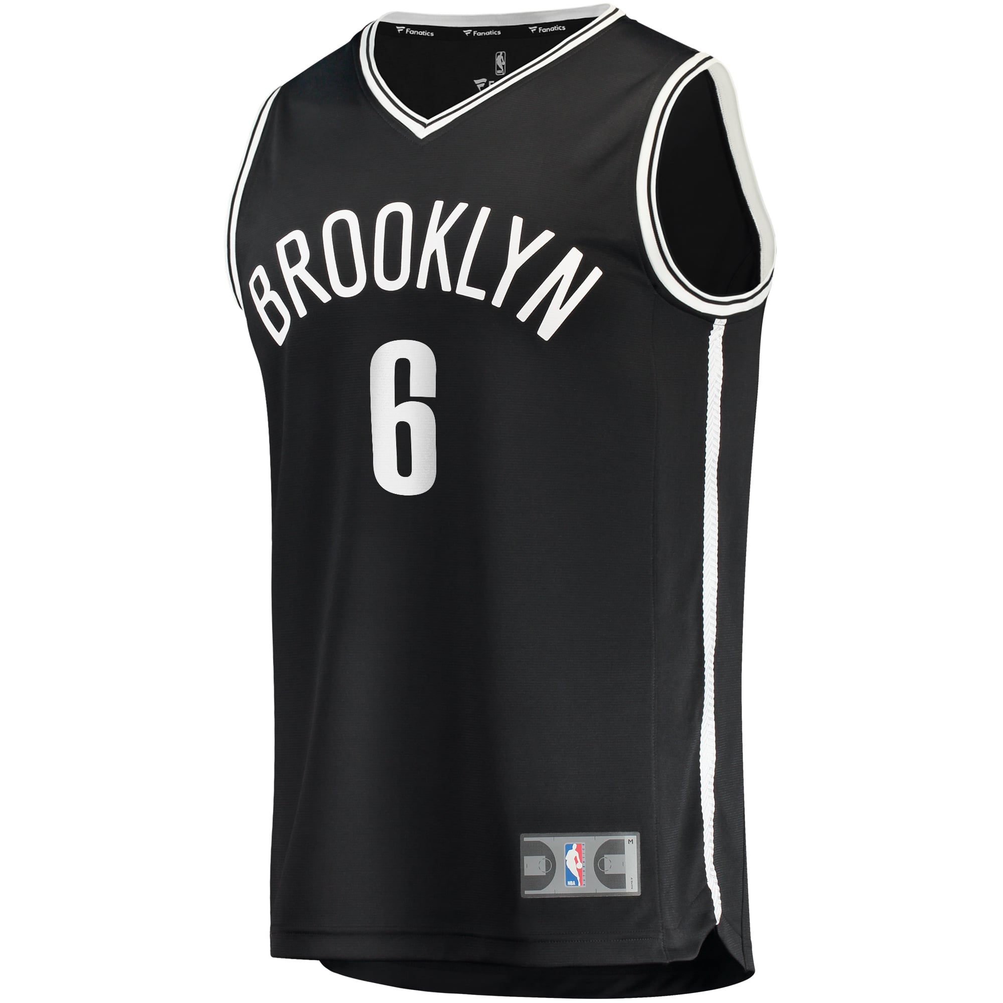 Men's Brooklyn Nets DeAndre Jordan Fanatics Black Fast Break