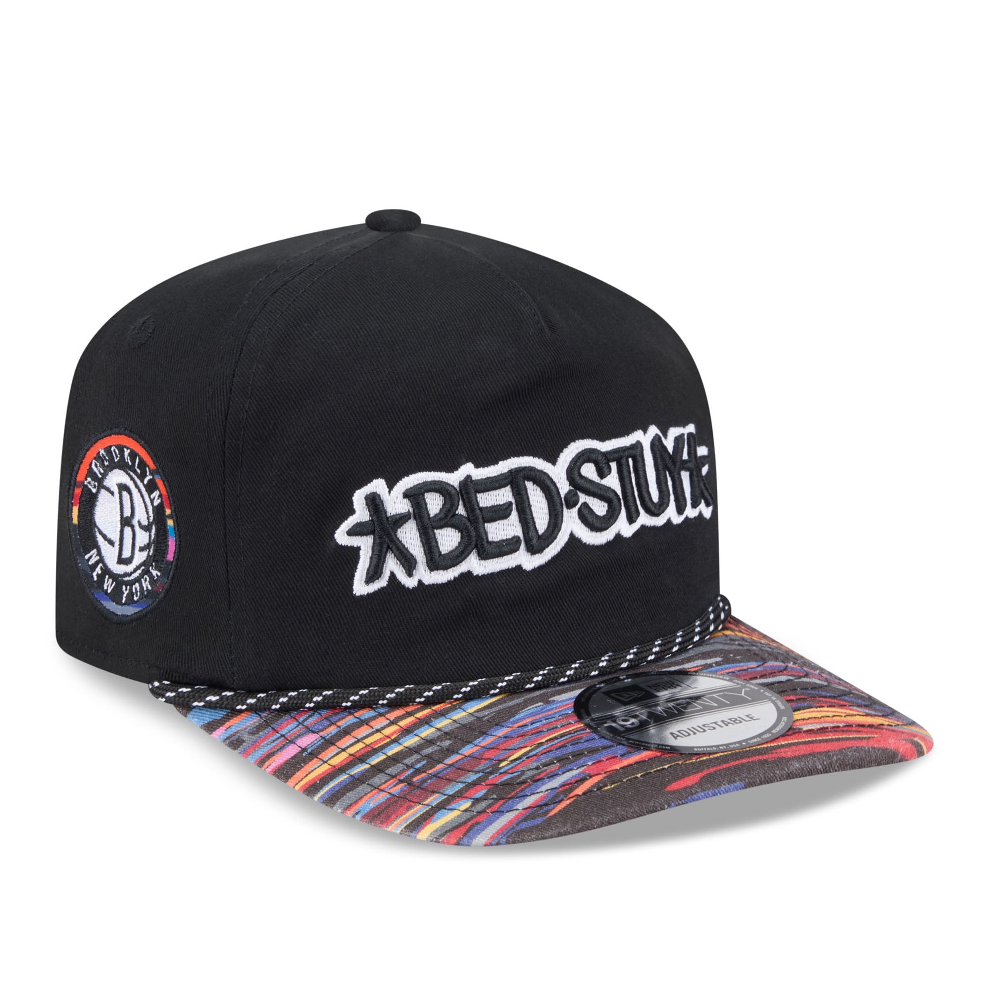 Men's Brooklyn Nets New Era Black 2025/26 City Edition 19TWENTY Adjustable Hat
