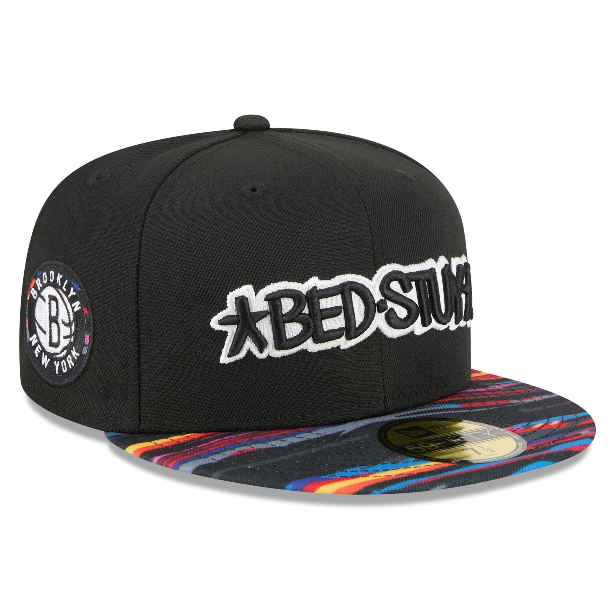 Men's Brooklyn Nets New Era Black 2025/26 City Edition 59FIFTY Fitted Hat