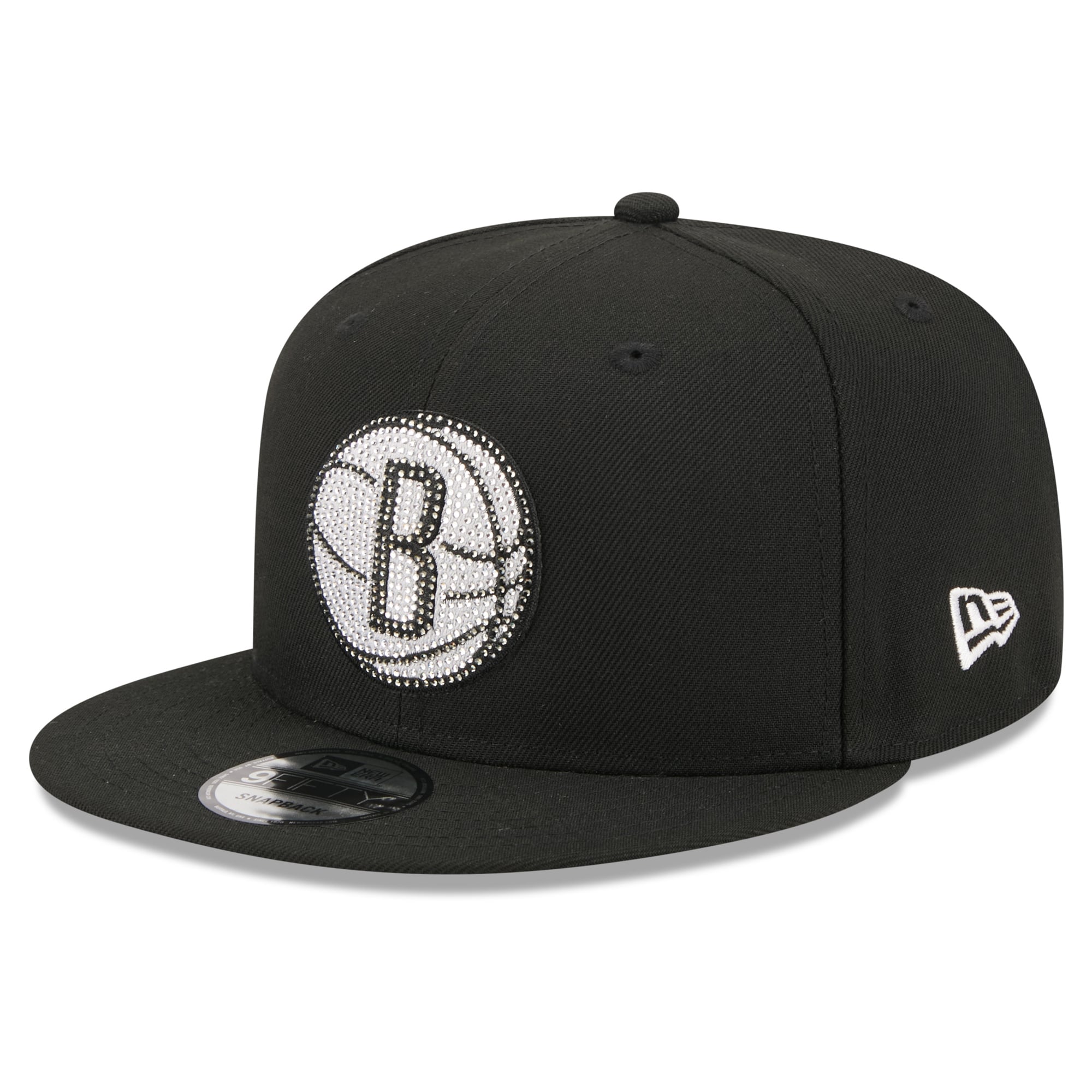 Men's Brooklyn Nets New Era Black 2026 NBA Draft Crystal 9FIFTY Snapback Hat