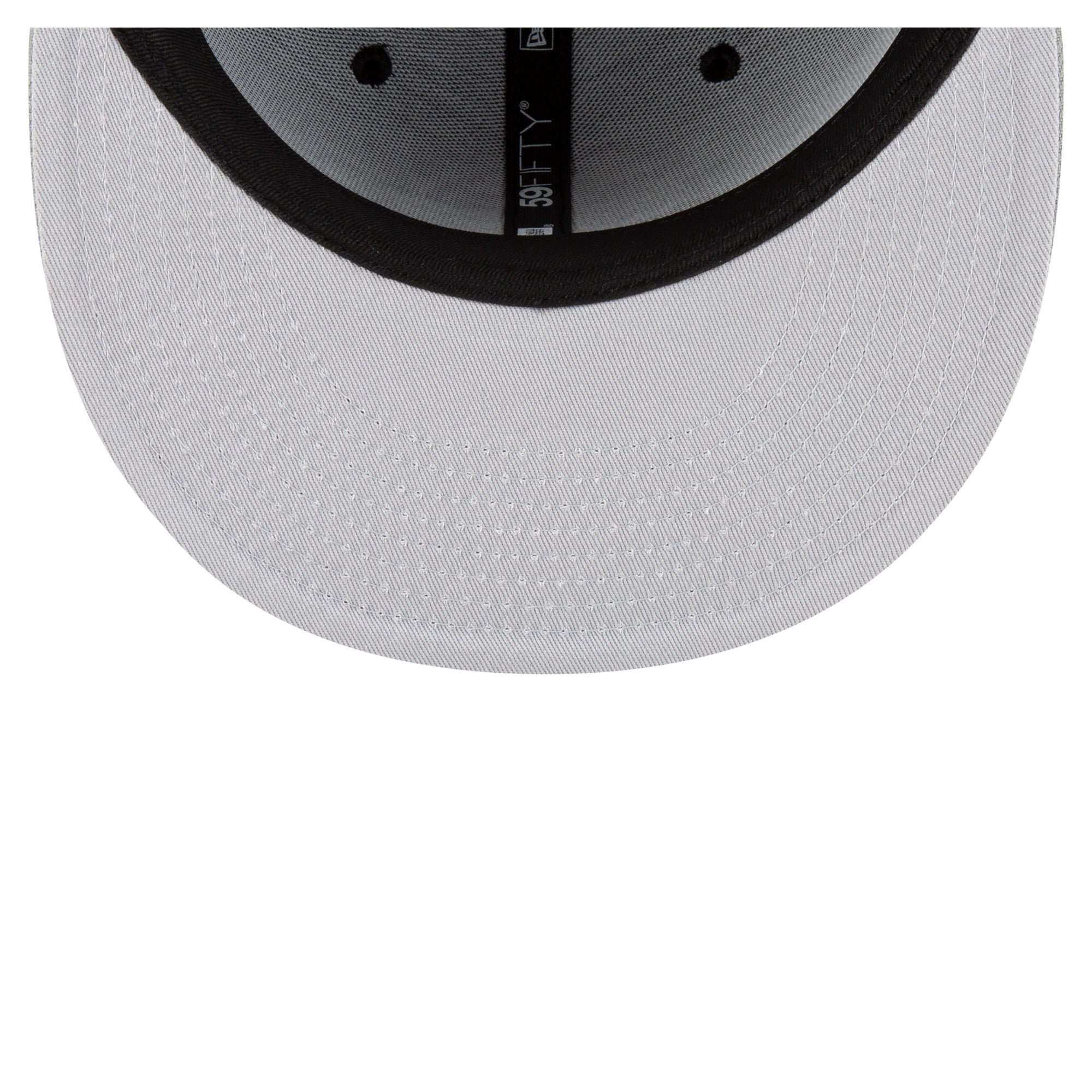 Men's New Era Black/White Brooklyn Nets 2-Tone 59FIFTY Fitted Hat