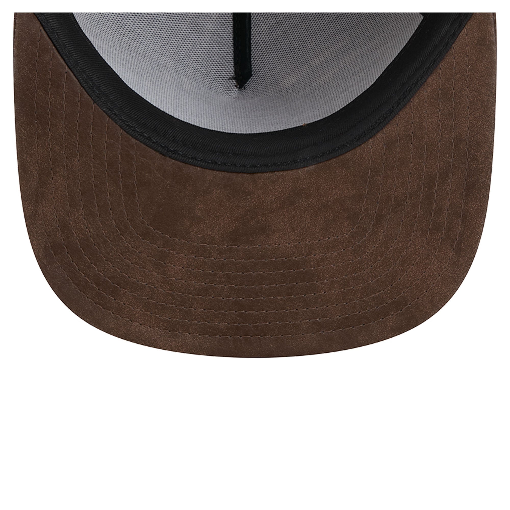Casquette ajustable New Era 9FIFTY à carreaux marron Brooklyn Nets pour homme