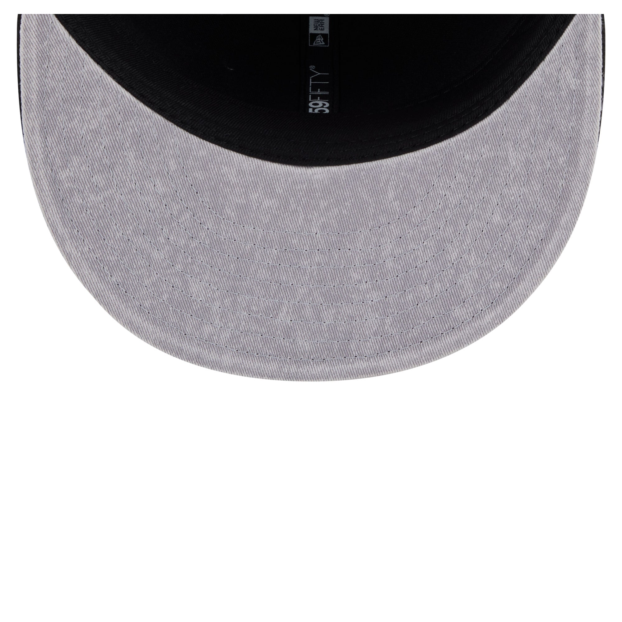 Men's New Era Gray/Black Brooklyn Nets Washed 59FIFTY Fitted Hat