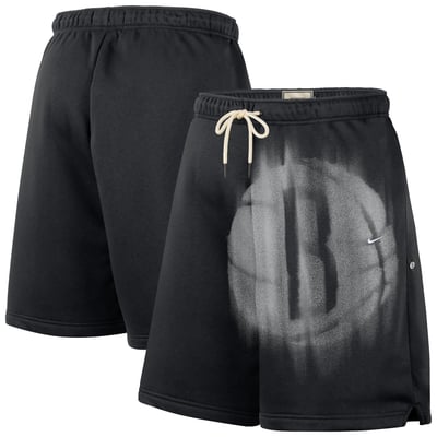 Brooklyn Nets Nike 2026 Standard Issue Practice Icon Fleece Shorts - Black