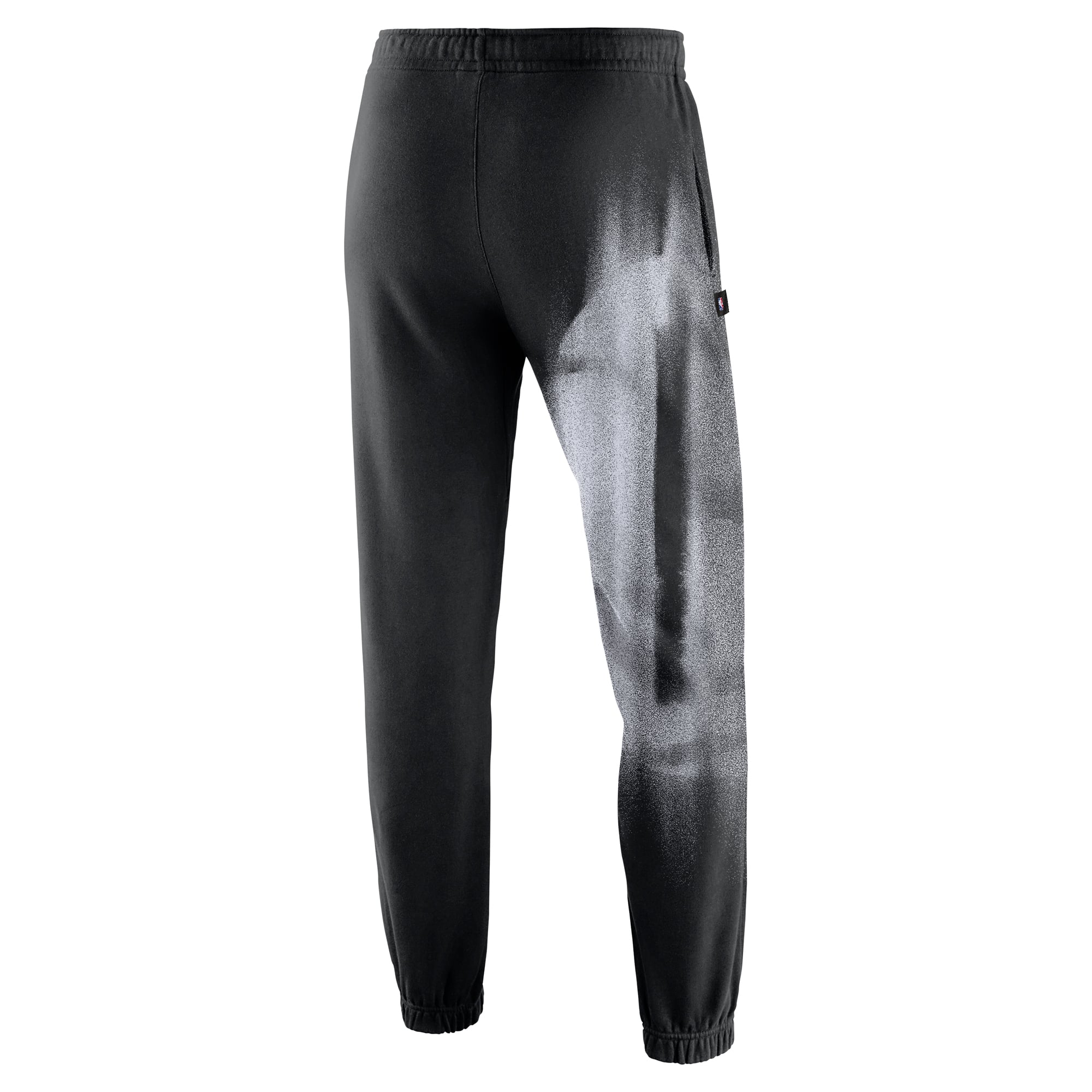 Pantalon de sport Nike Brooklyn Nets 2026 Standard Issue Icon Fleece fuselé noir pour homme