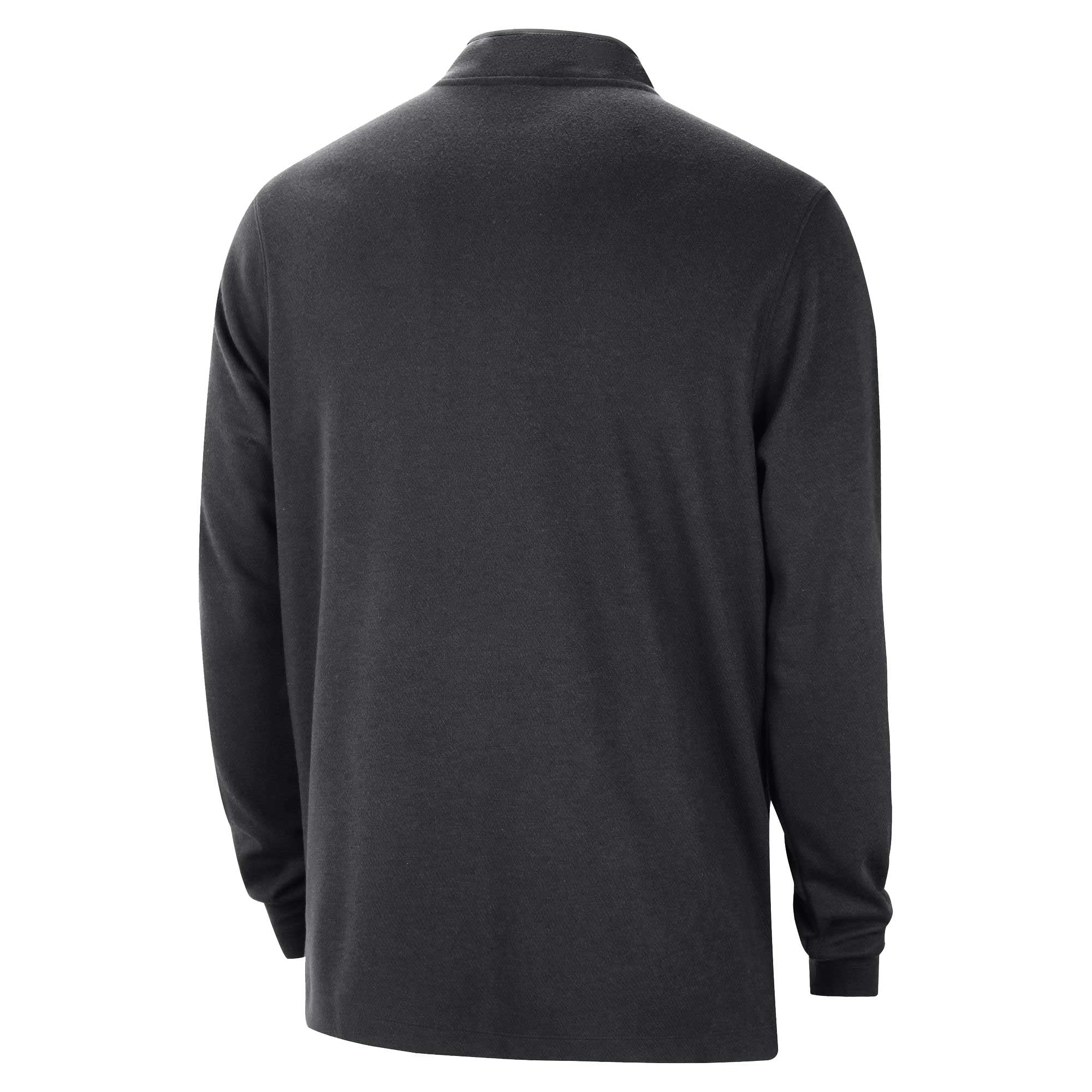Men's Nike Black Brooklyn Nets Authentic Performance Half-Zip Jacket