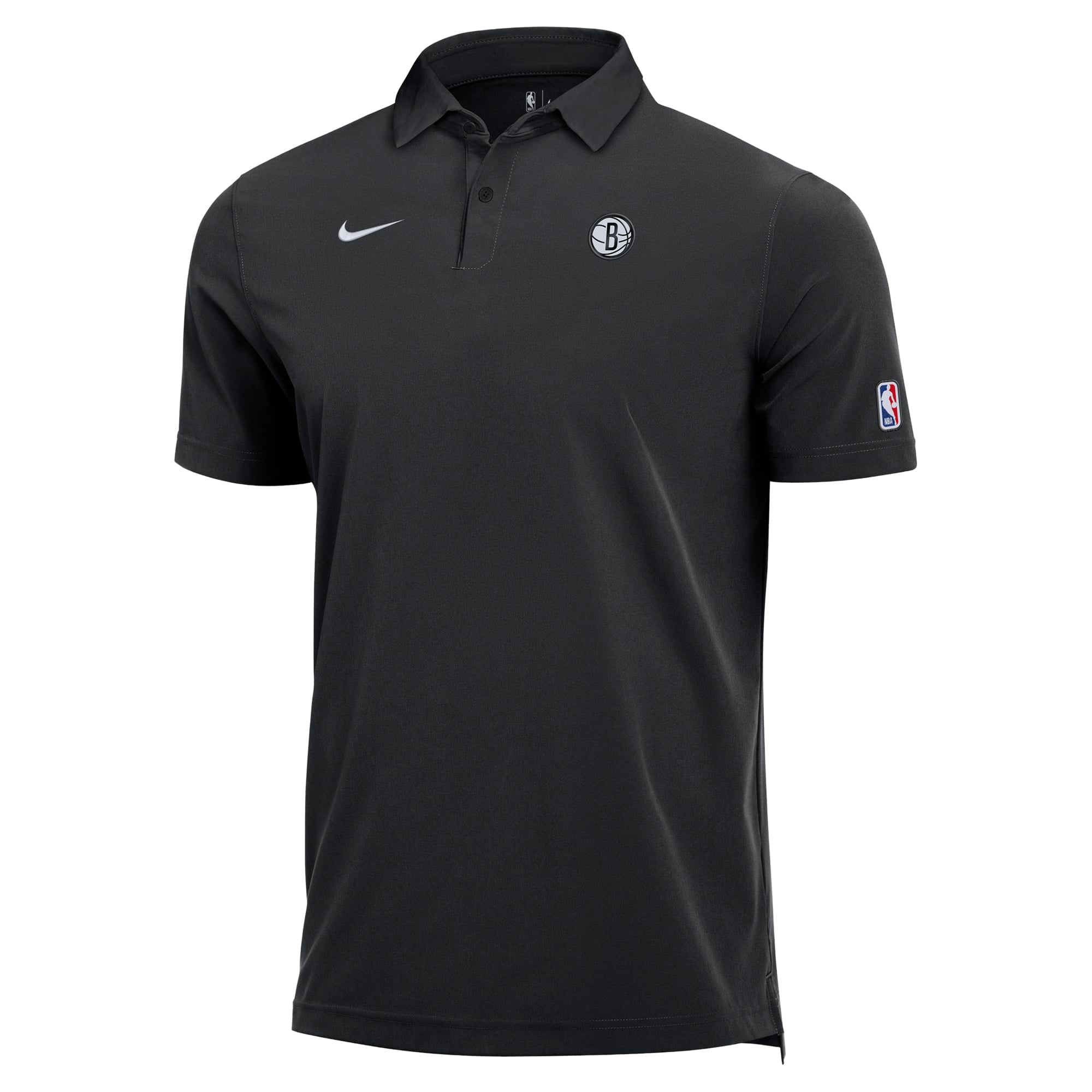 Men's Nike  Black Brooklyn Nets Dri-FIT Coaches Polo