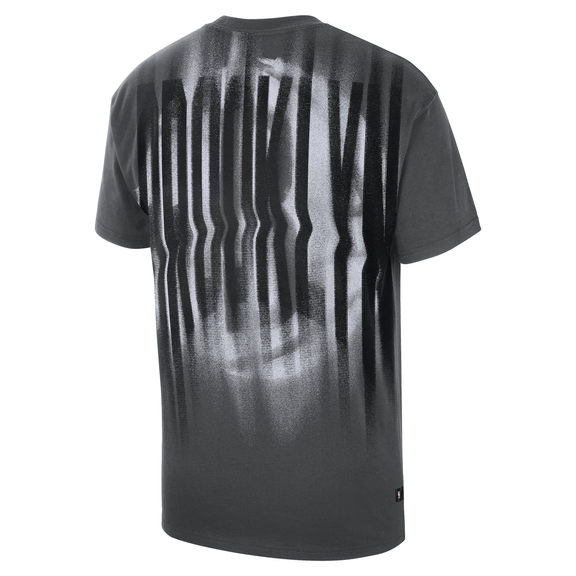 T-shirt Nike Max 90 d'avant-match Brooklyn Nets 2026 Standard Issue couleur anthracite pour homme