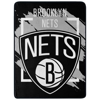  Brooklyn Nets The Northwest Group 46" x 60" Dimensional Micro Raschel Plush Throw Blanket