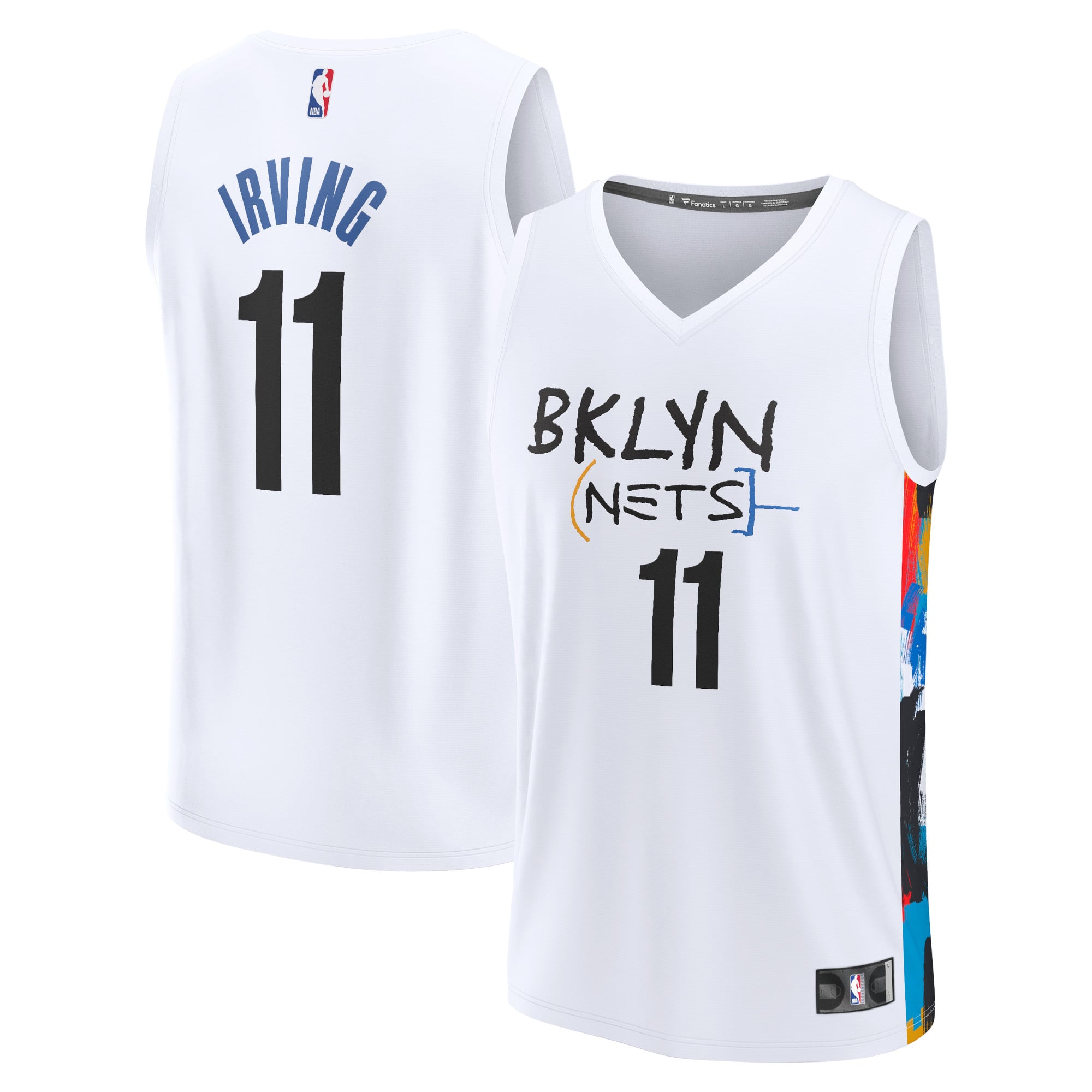 Kyrie Irving Brooklyn Nets Fanatics Youth Fast Break Jersey - City
