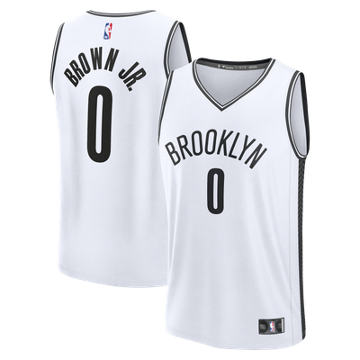 Mikel Brown Jr. Brooklyn Nets Fanatics Youth Fast Break Replica Jersey - White - Association Edition