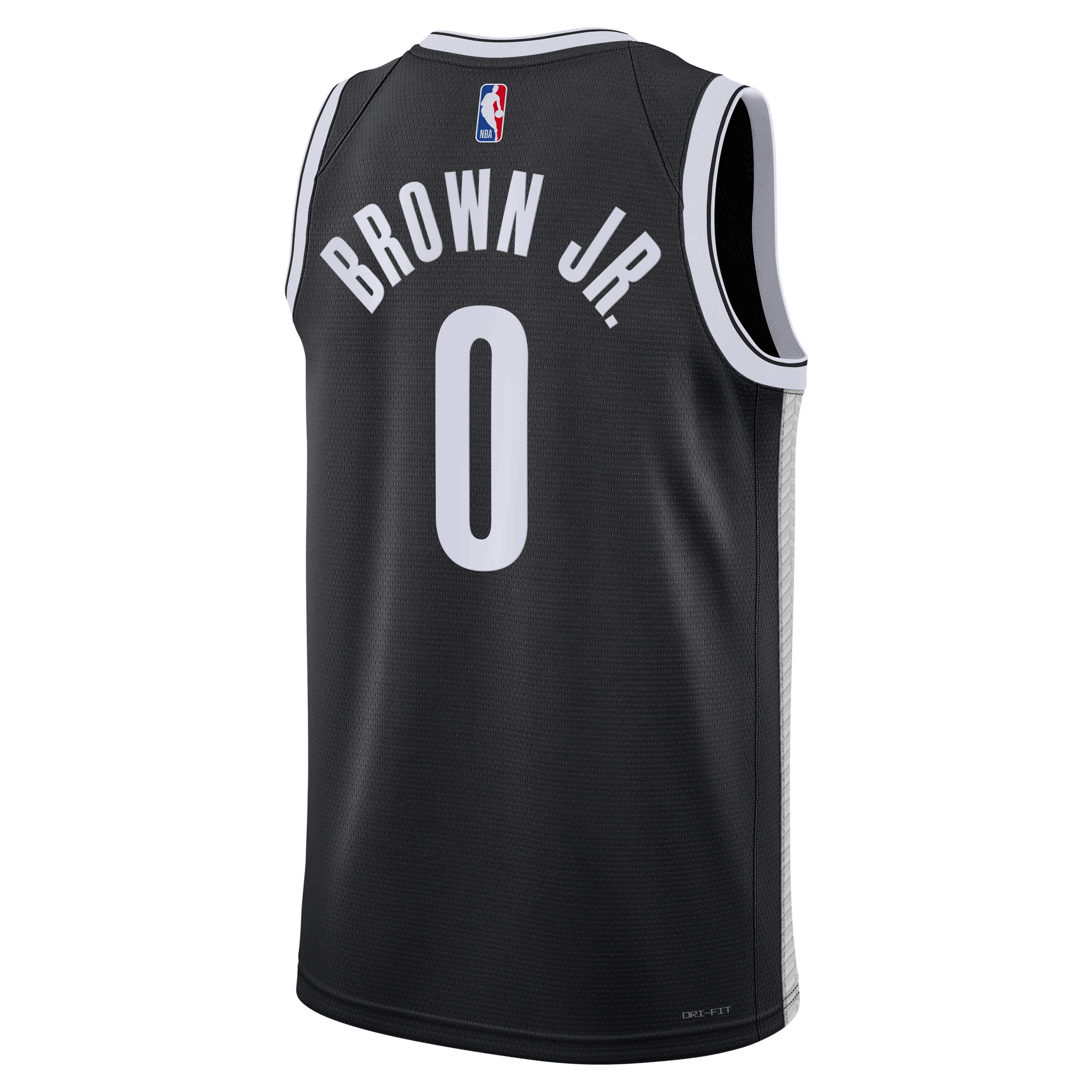 Youth Nike Mikel Brown Jr. Black Brooklyn Nets Swingman Jersey - Icon Edition