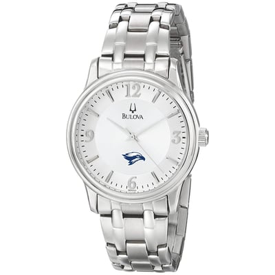  Broward Seahawks Bulova Stainless Steel Quartz Watch - Silver