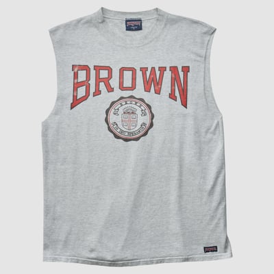 Brown Bears Jansport 90s Tank - Heather Gray - XL by Fanatics Real Vintage