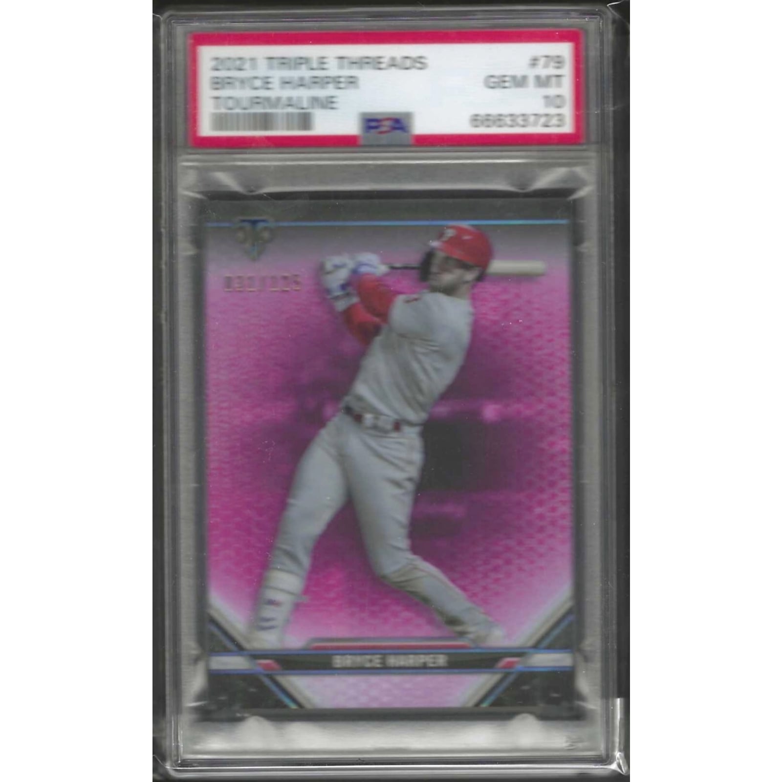 Topps Bryce Triple 0 Auction Tribute TOPPS TRIPLE / BRYCE HARPER 