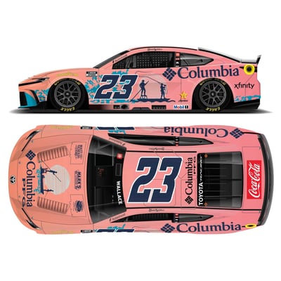 Bubba Wallace Action Racing 2026 #23 Columbia PFG Toyota Camry XSE miniature en métal moulé sous pression, peinture standard, échelle 1:24