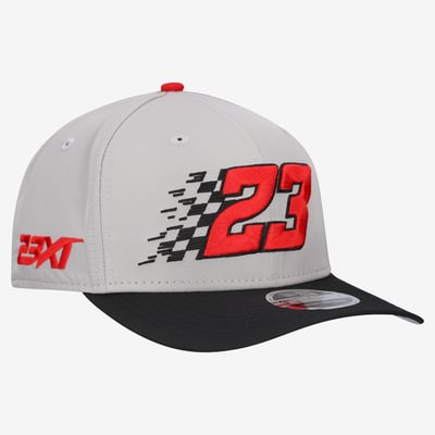 Bubba Wallace New Era Checkered 9SEVENTY Adjustable Hat - Gray