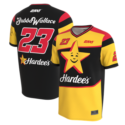 Bubba Wallace ProSphere Unisex Hardee's Soccer Jersey - Black