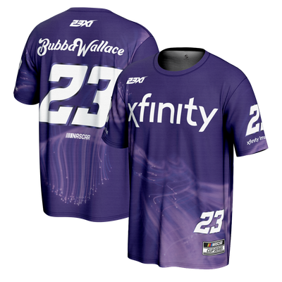  Bubba Wallace ProSphere Youth T-Shirt - Purple