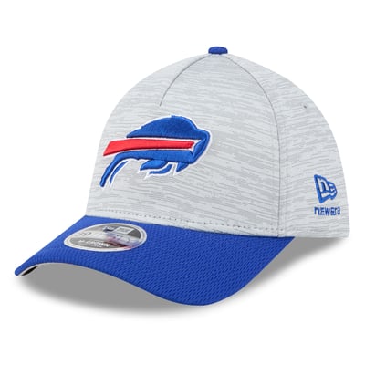 Buffalo Bills New Era  Tech 39THIRTY A-Frame Stretch Hat - Gray
