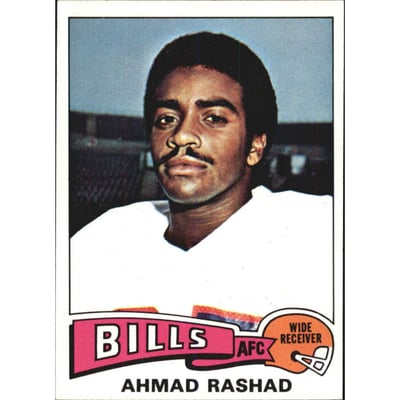 1975 Topps #115 Ahmad Rashad