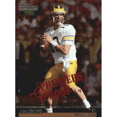 1995 Pro Line Printer's Proofs Silver #319 Todd Collins