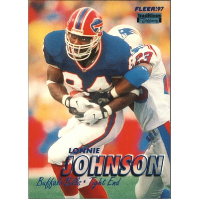 1997 Fleer Tiffany Blue #111 Lonnie Johnson