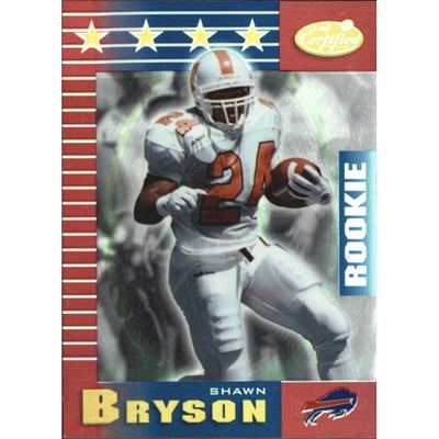 1999 Leaf Certified Mirror Red #181 Shawn Bryson